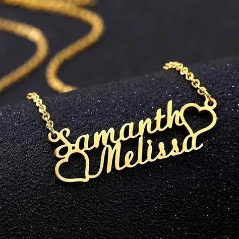 Customized Double Name Locket