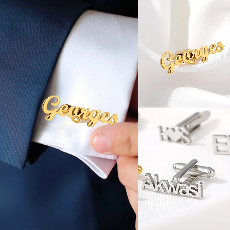 Customzied Name Cufflinks