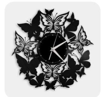 Wooden Wall Clock